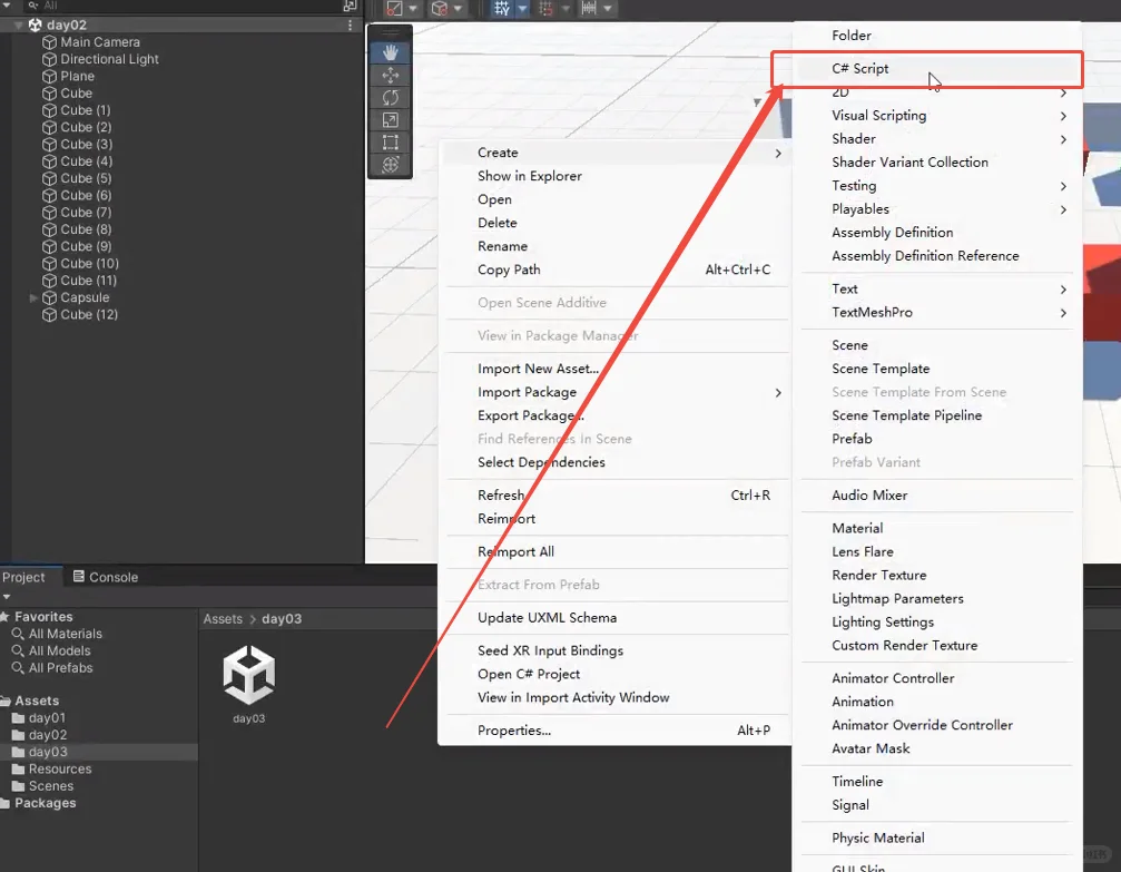 8天入门unity游戏开发Day03之移动玩家