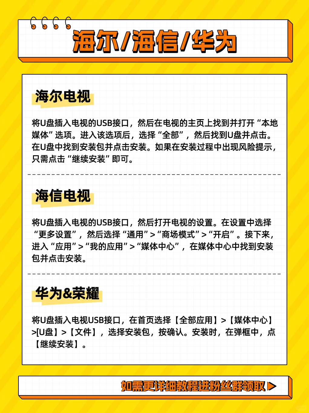 各品牌智能电视安装软件教程详解