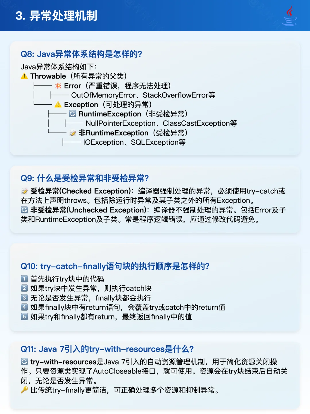 Java开发者必看！40道常见题目速记 💯