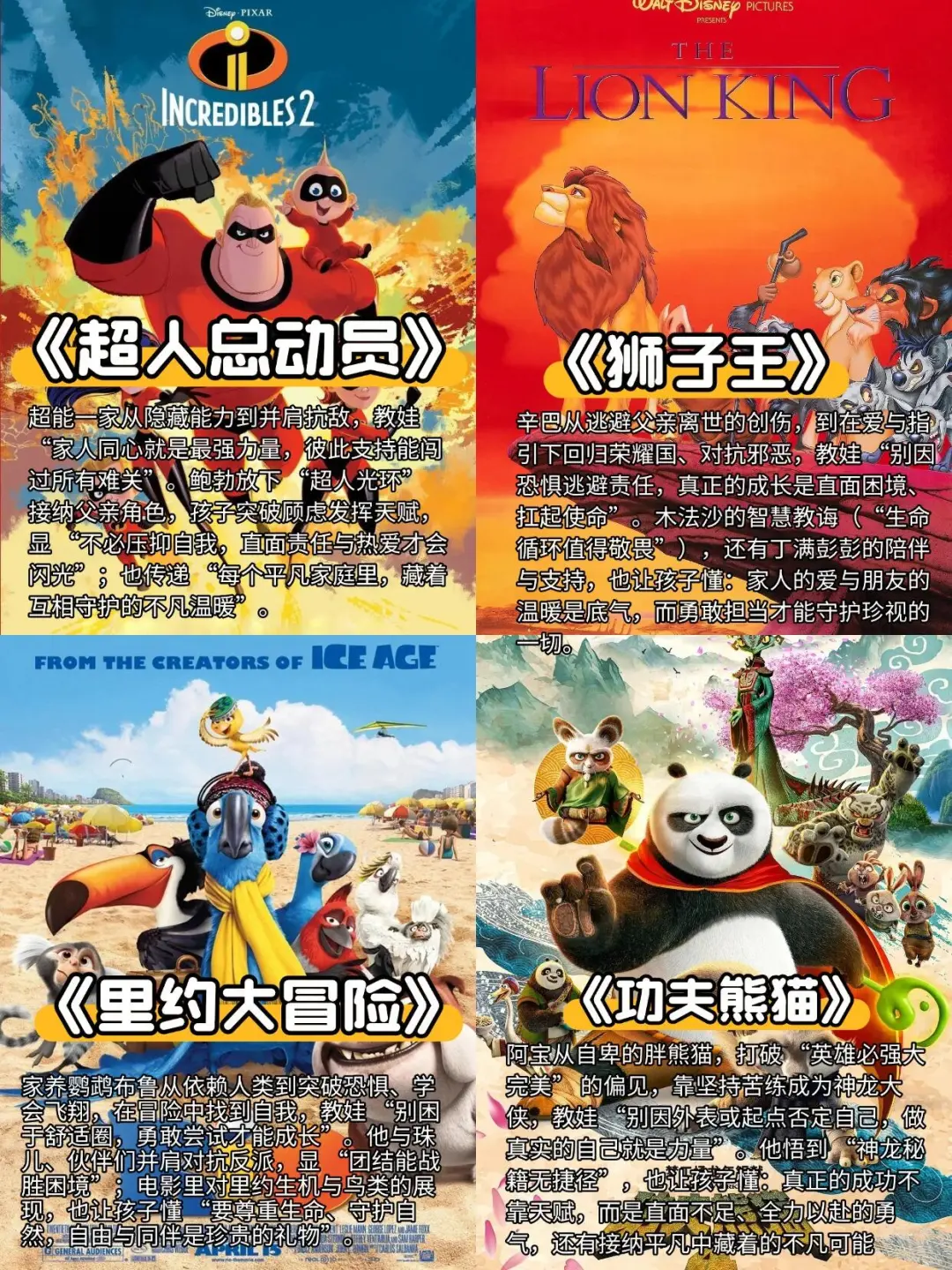 国庆不想人从众，每天陪娃看一部动画电影