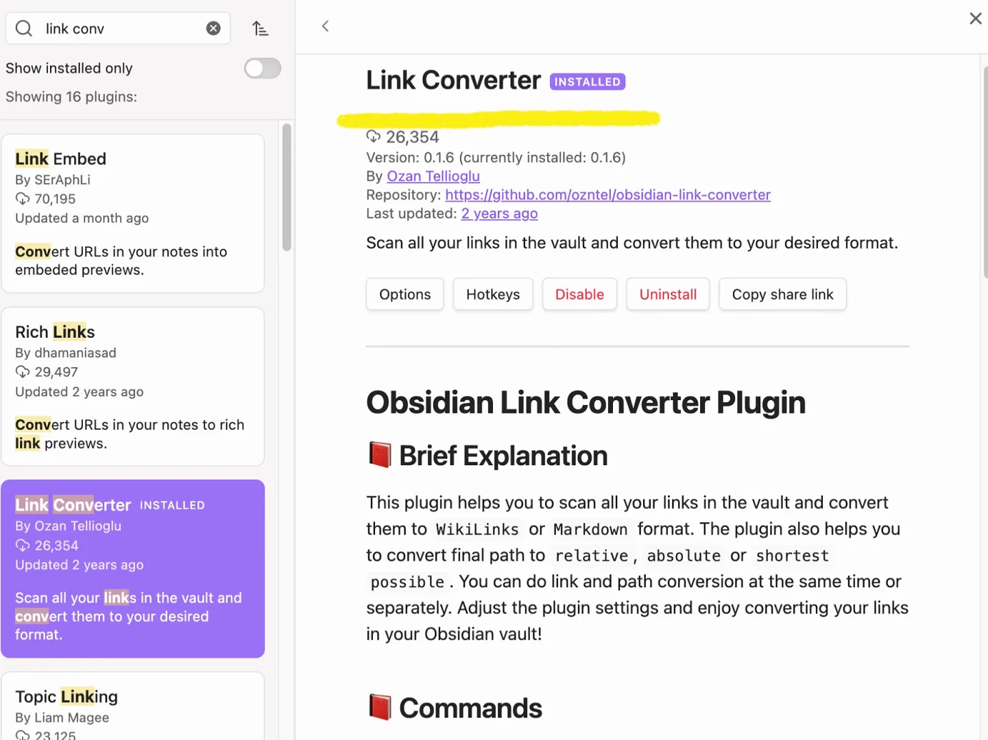 Obsidian神之插件💫 一键全库links速转