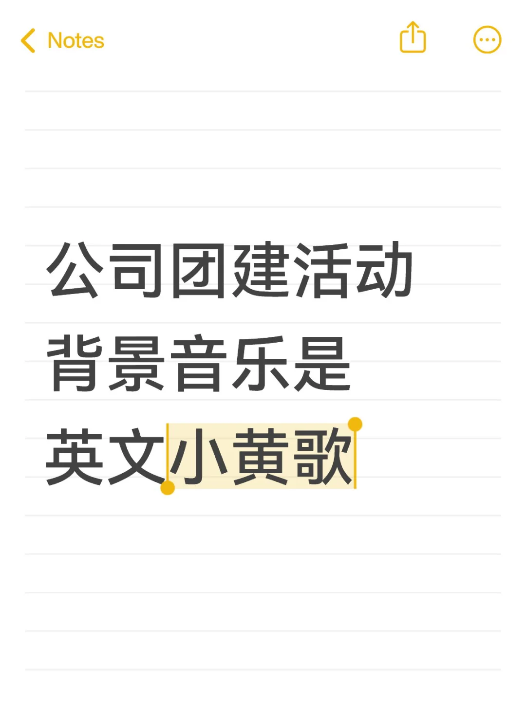 公司团建活动背景音乐是英文小黄歌