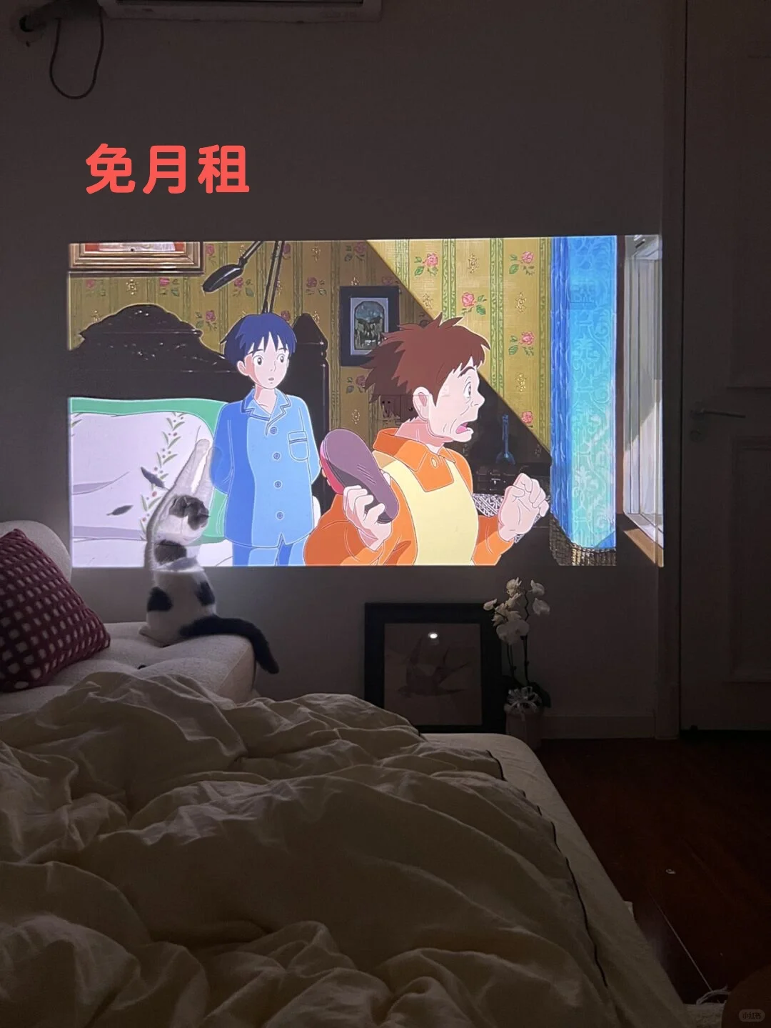 出租屋秒变家庭影院｜投影仪+机顶盒
