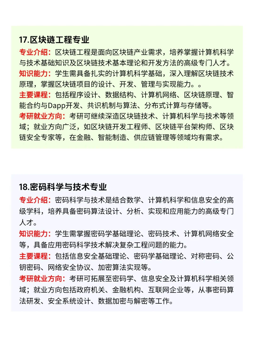 快存下！一次说清计算机类18个专业怎么选