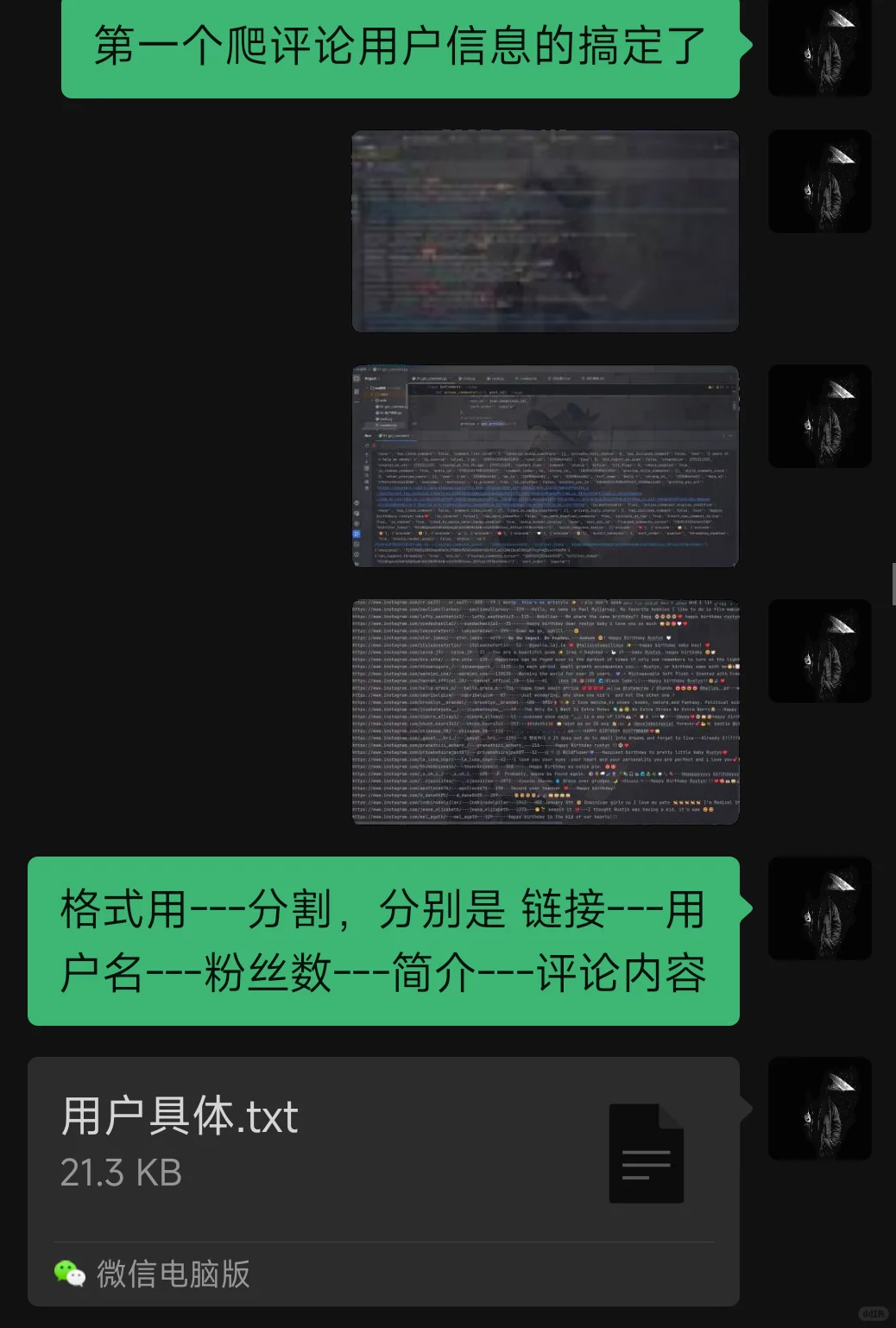 ins脚本开发，爬虫定制，有需求来哦