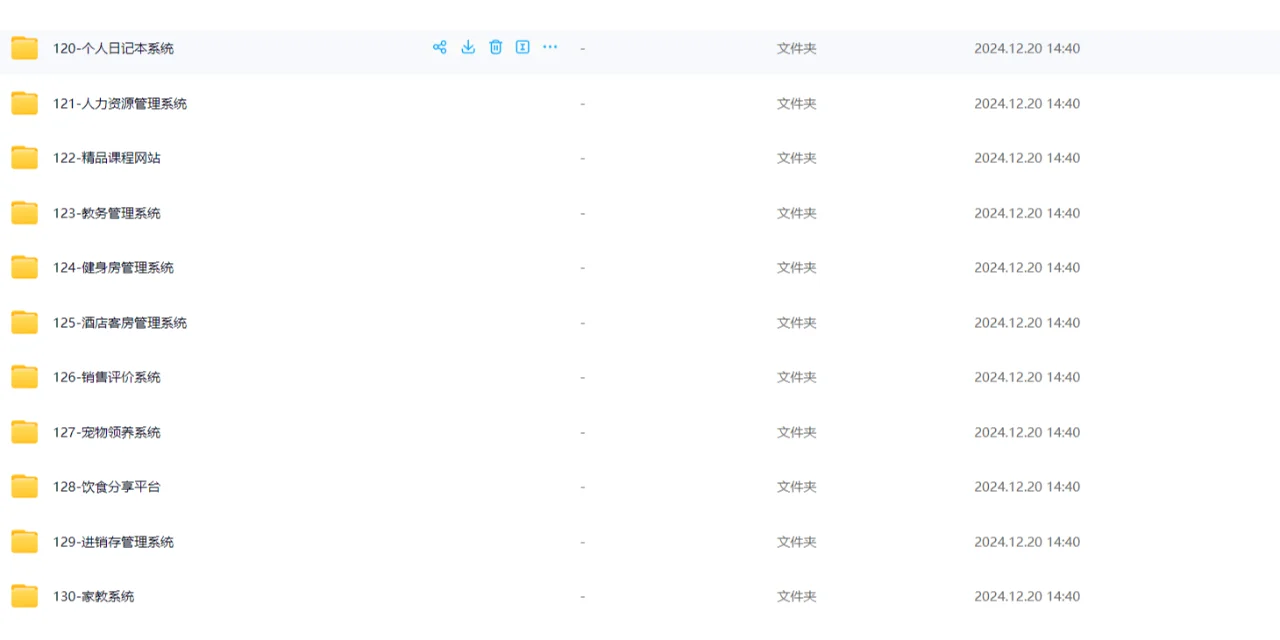 Java系统管理项目源码