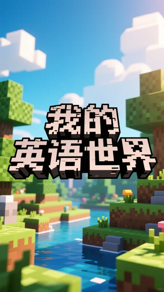 《我的世界》遇到英语 娃玩疯了🤩