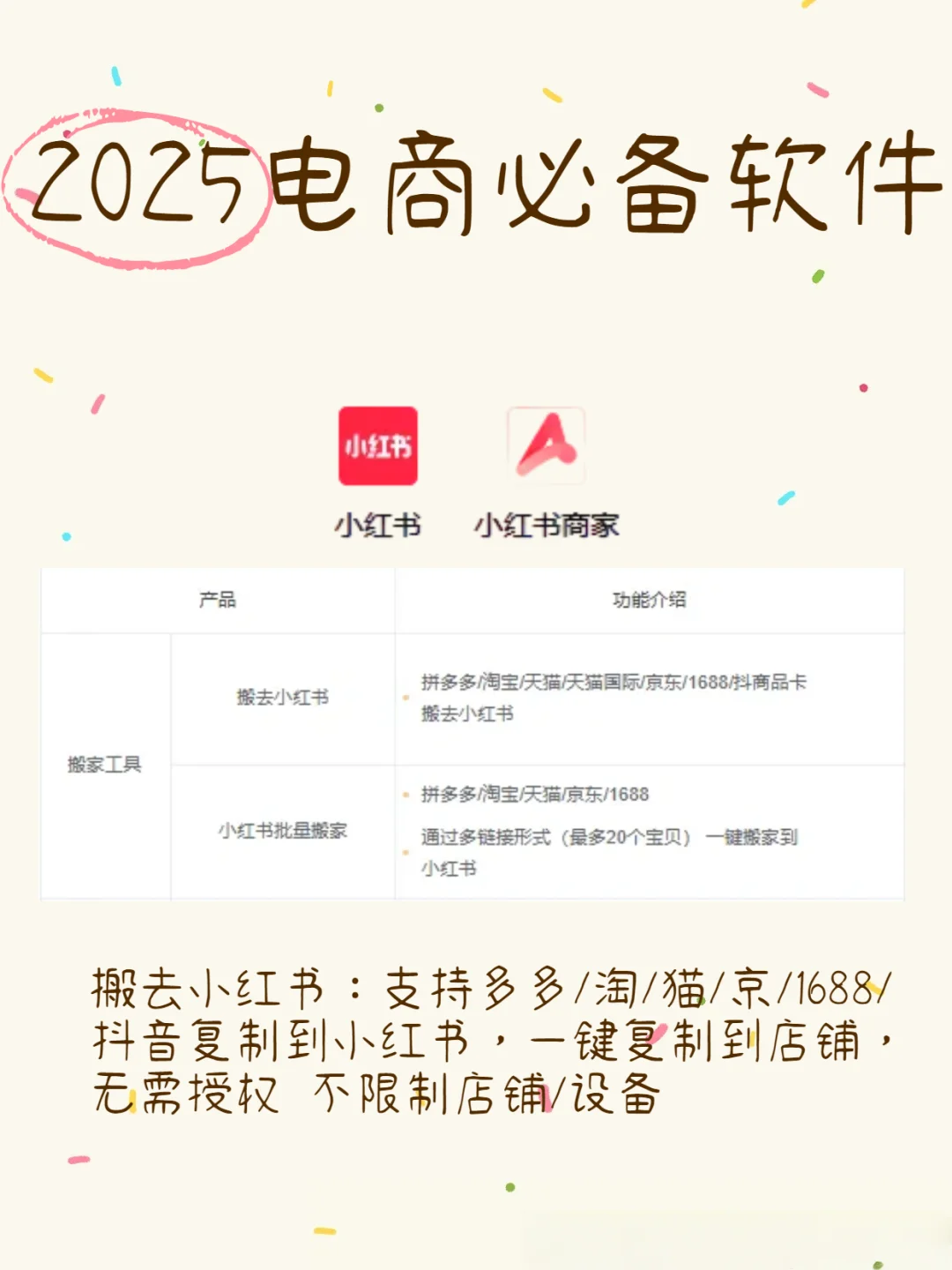救命！电商人挖到 2025 必囤神仙软件💥