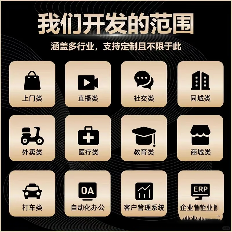 🚀 高端APP/小程序定制开发 · 全行业覆盖