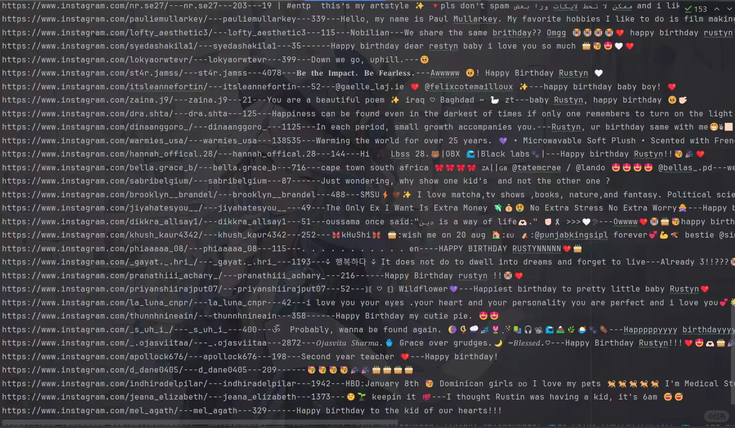 ins脚本开发，爬虫定制，有需求来哦