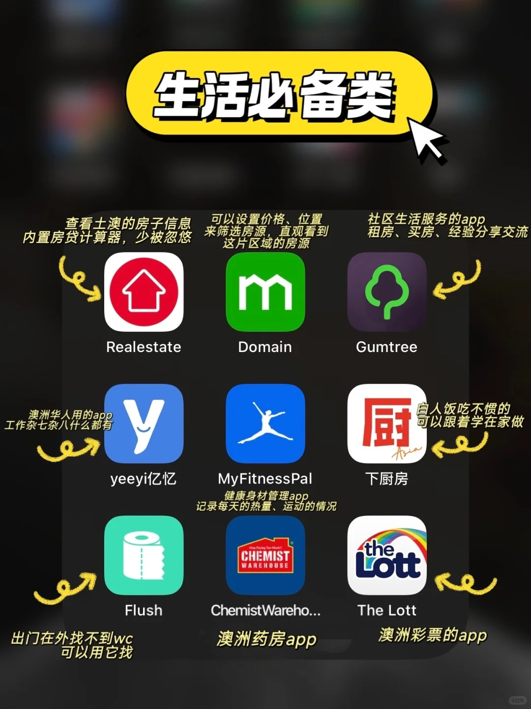 📱66款超实用app｜澳洲留学工作生活必备