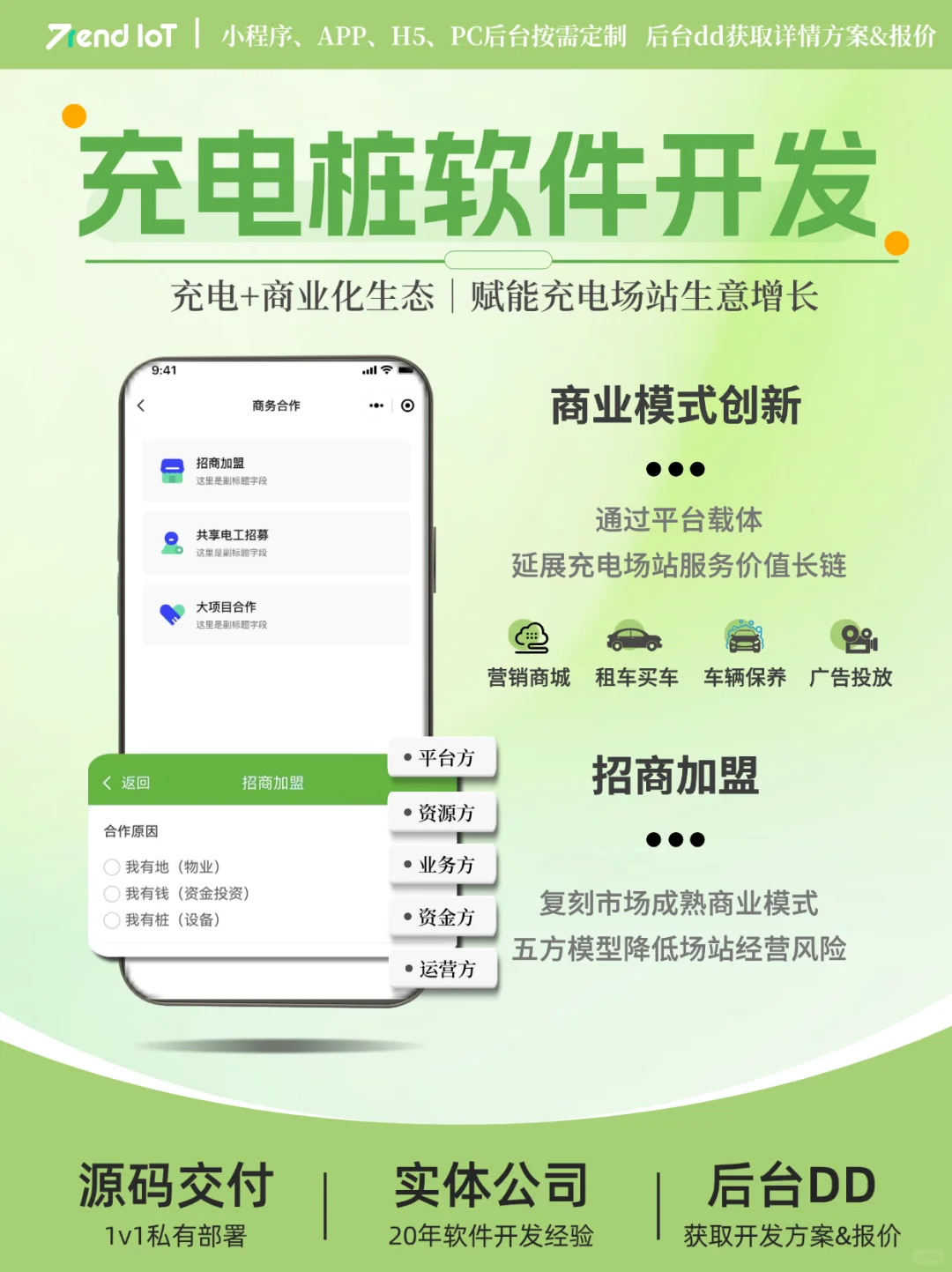 有充电桩软件开发需求的看过来！源码交付！
