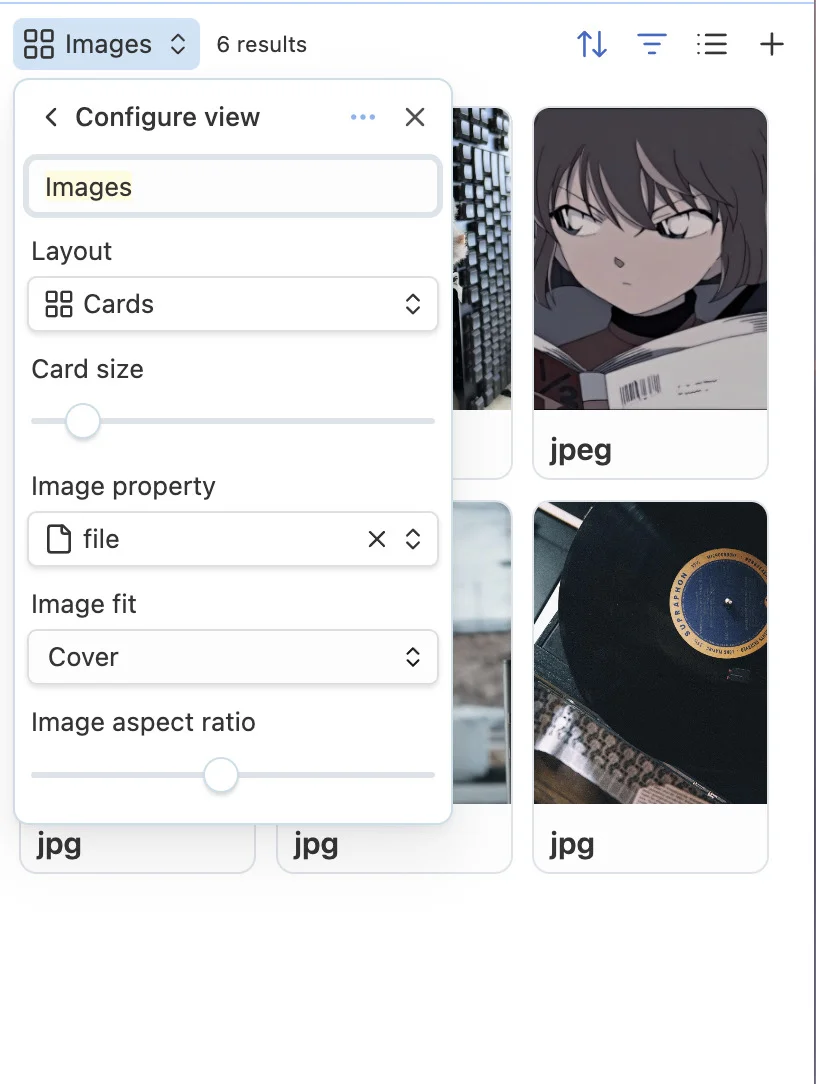 Obsidian Bases 插件｜5 分钟搞定图片排版 ✨