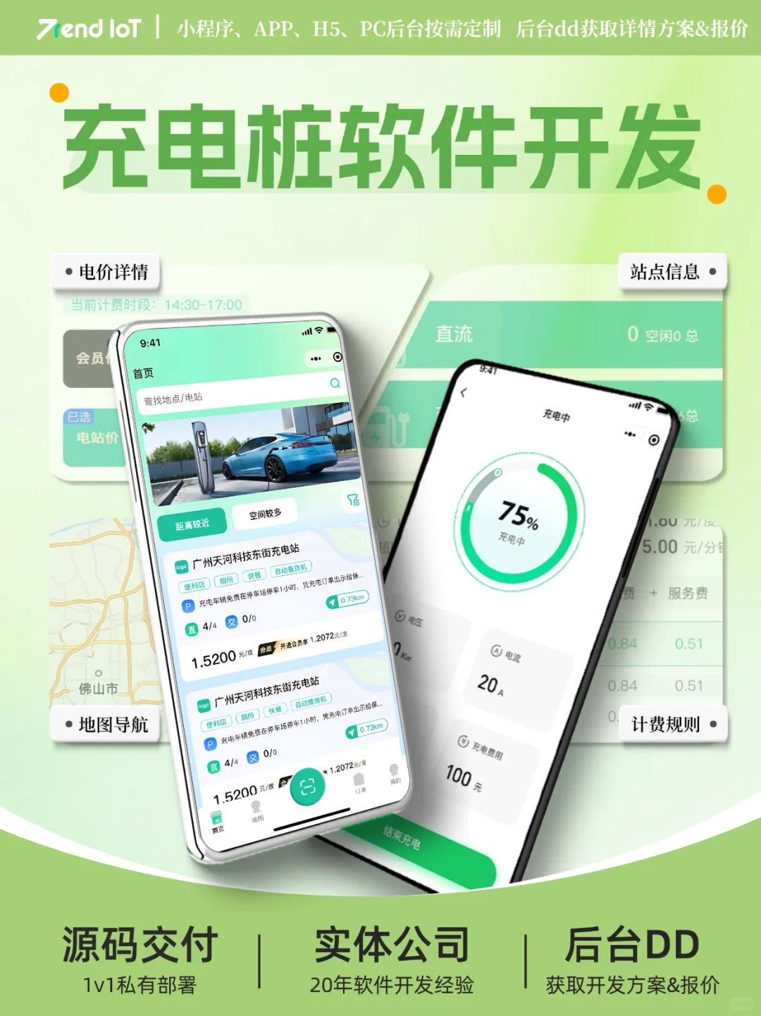 有充电桩软件开发需求的看过来！源码交付！