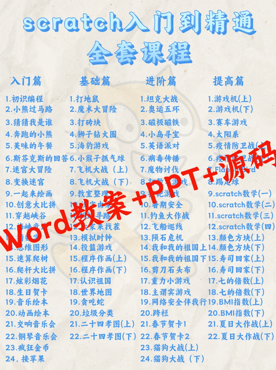 scratch社团课编程课培训班课件源码素材集