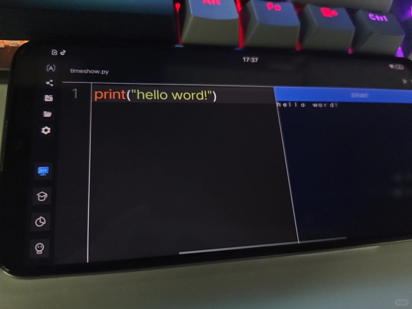 突然发现一个学python的野路子🤓👆🏻