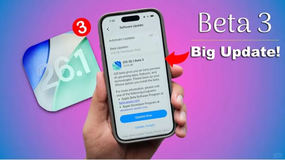 iOS26.1.3 Beta3正式推送，温控优化明显