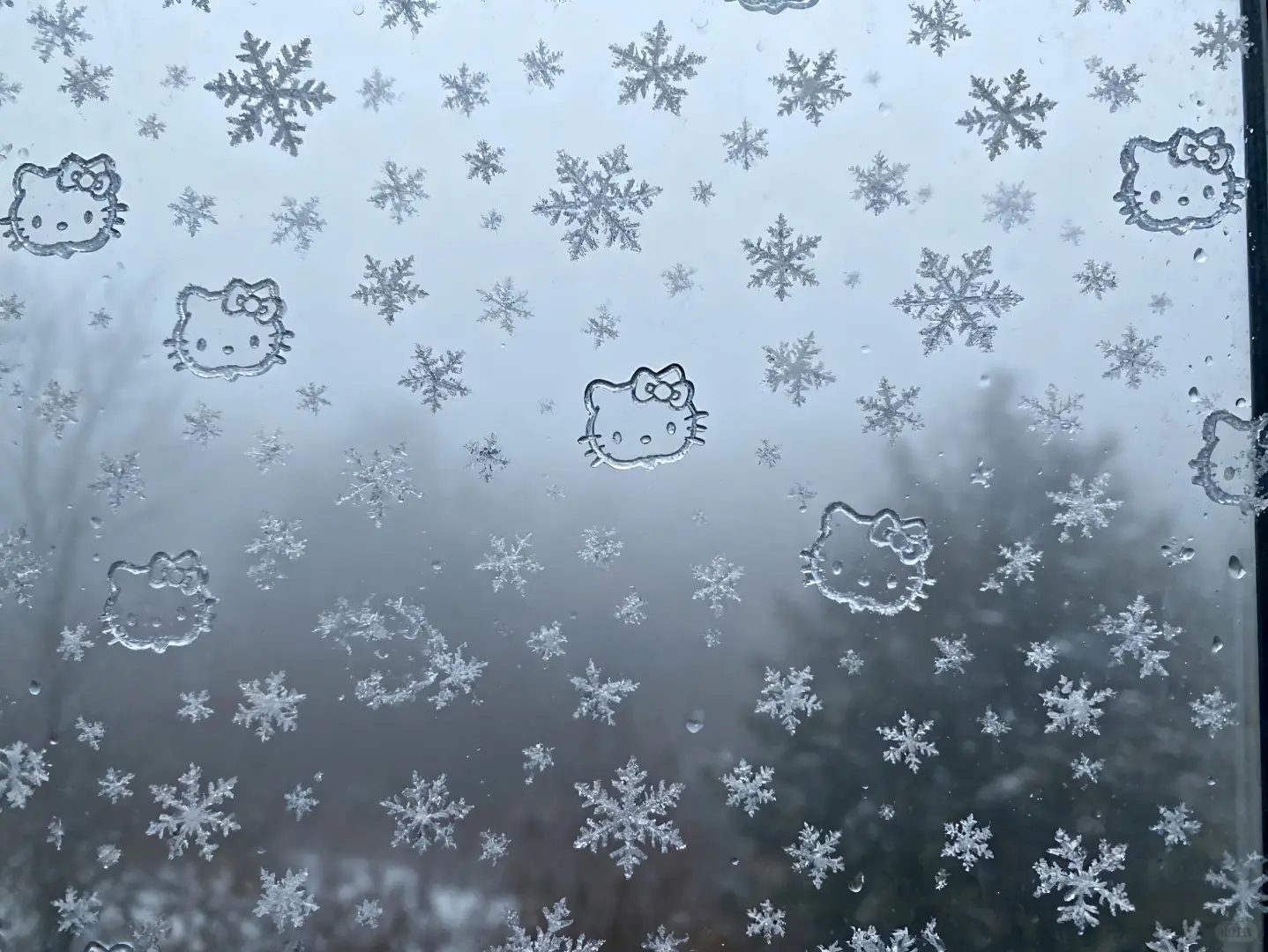 hello Kitty雪iPad壁纸