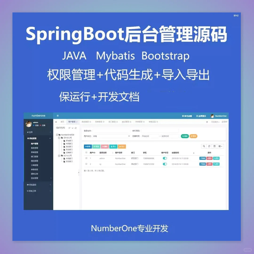 SpringBoot2项目源码JAVA权