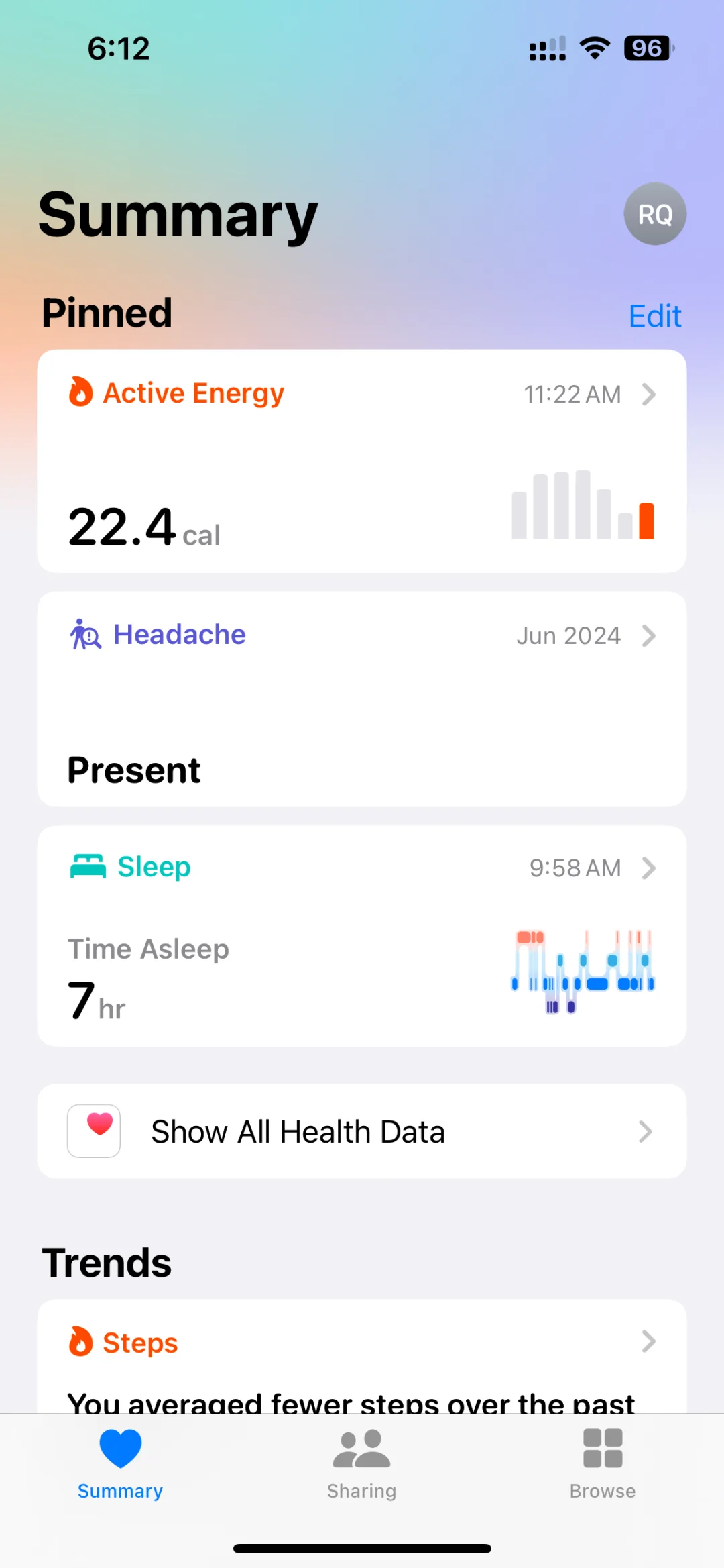 Apple Health🌤️Fitness App & UI