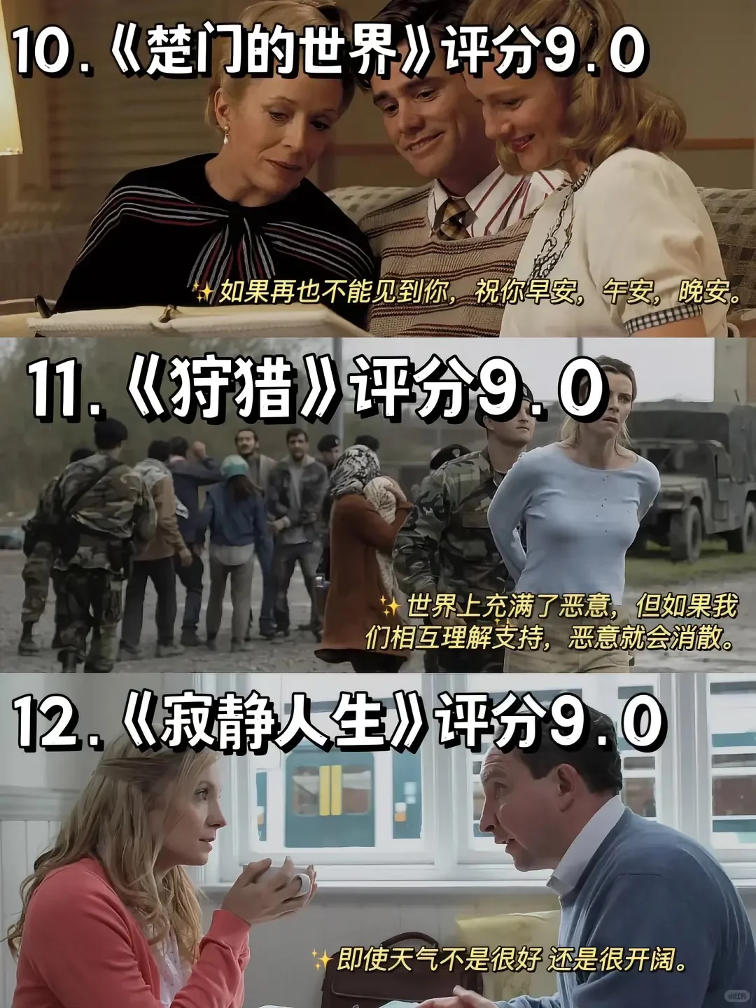 强烈推荐18部高分电影🎬❗️❗️❗️值得观看🔥🔥