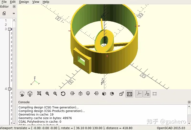 最适合程序员的3D建模软件OpenSCAD