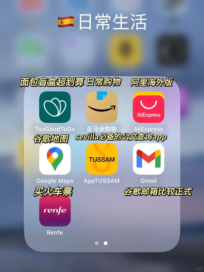 西班牙留学🇪🇸必备APP