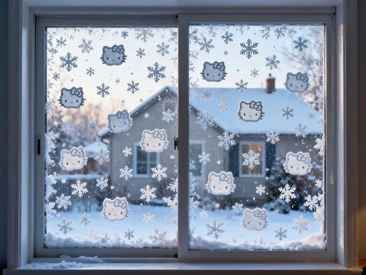 hello Kitty雪iPad壁纸