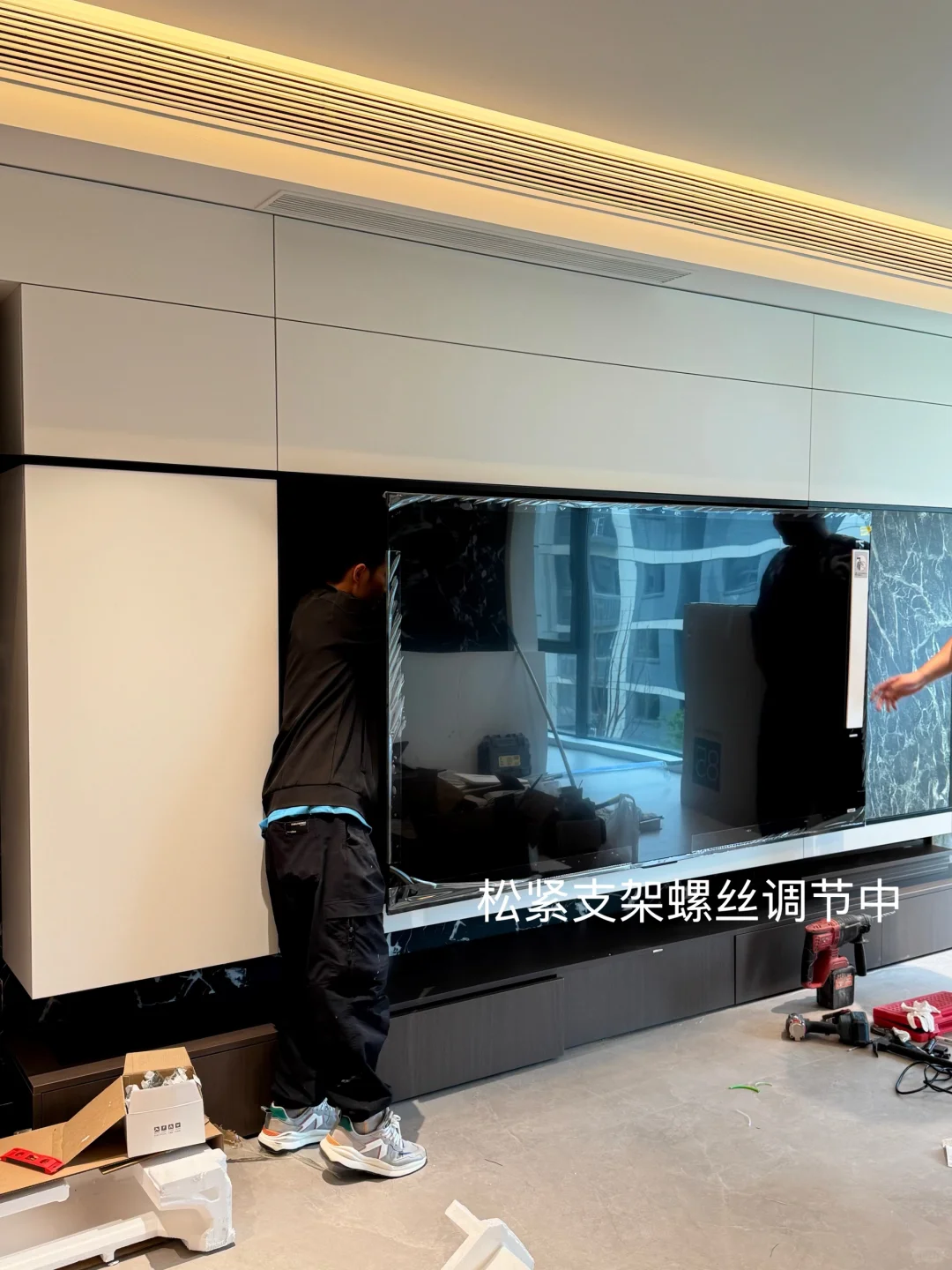 安装电视根本不需要准备什么