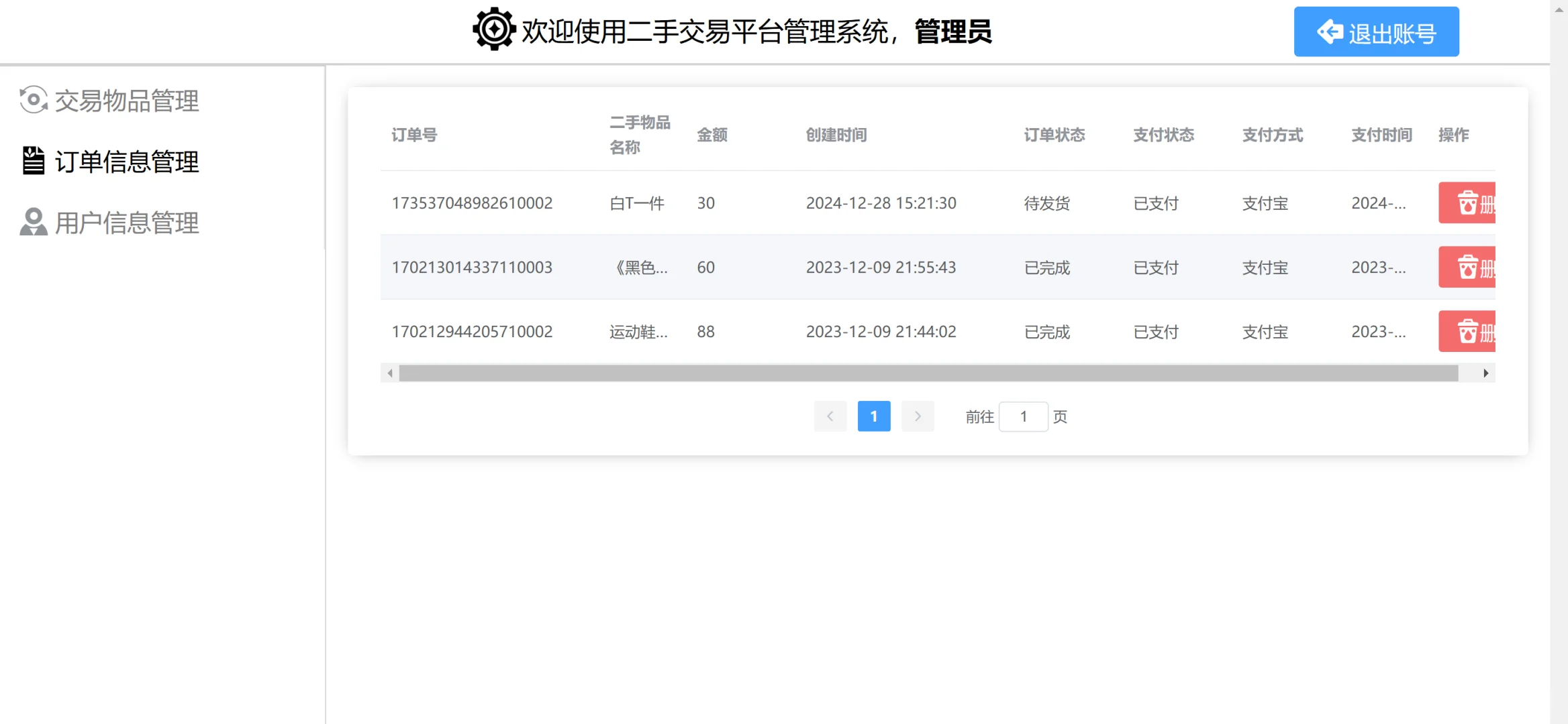 springBoot+Vue 二手交易平台