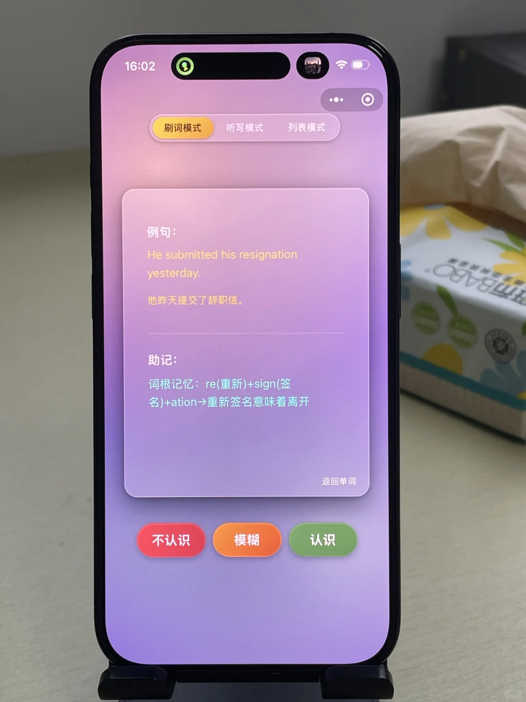 关于我开发的13国语言背单词软件