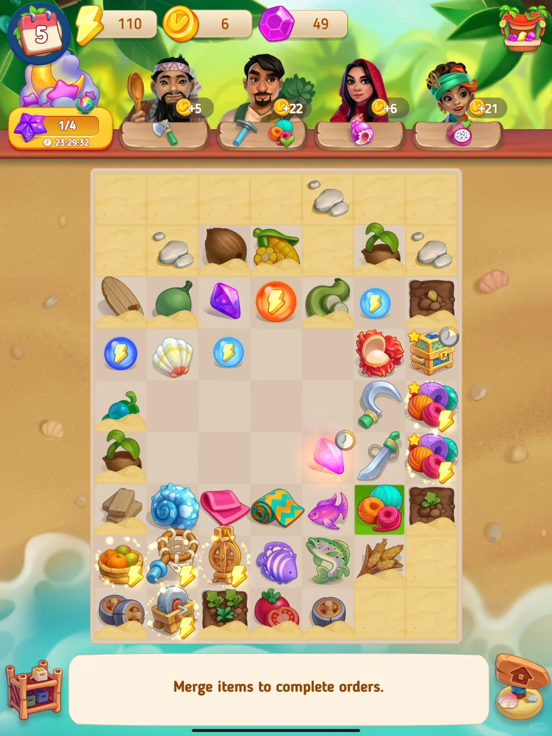 🔮16/100游戏推荐🌸合成🎮解锁岛屿🏝️