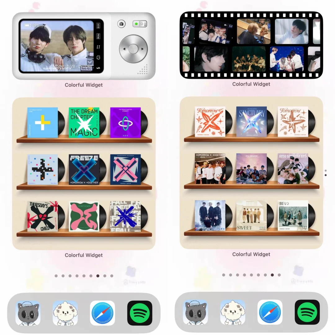 手机桌面大改造！Colorful Widget美到我心