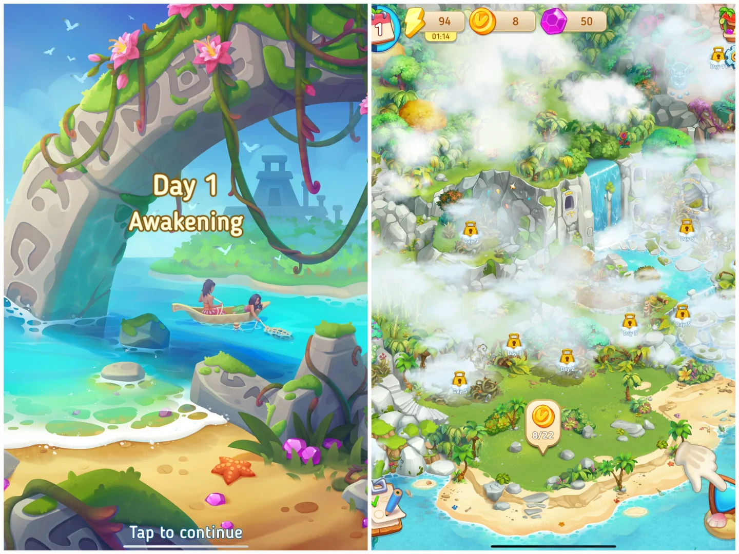 🔮16/100游戏推荐🌸合成🎮解锁岛屿🏝️