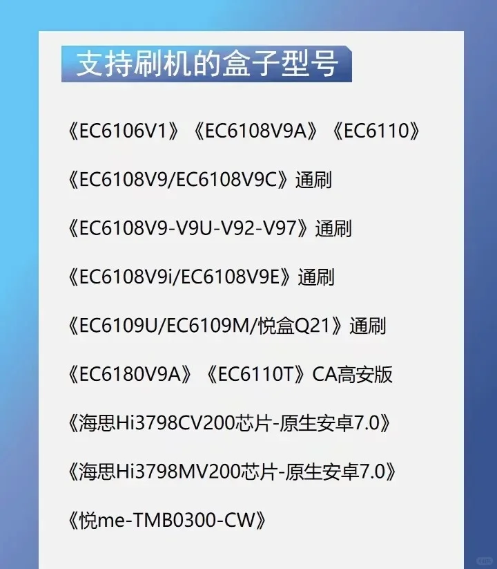 华为机顶盒（含套壳机来咯