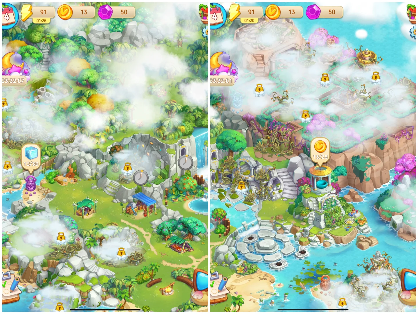 🔮16/100游戏推荐🌸合成🎮解锁岛屿🏝️