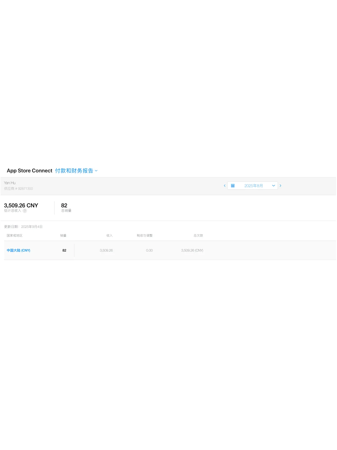 2025年8月，独立开发者的收入总结