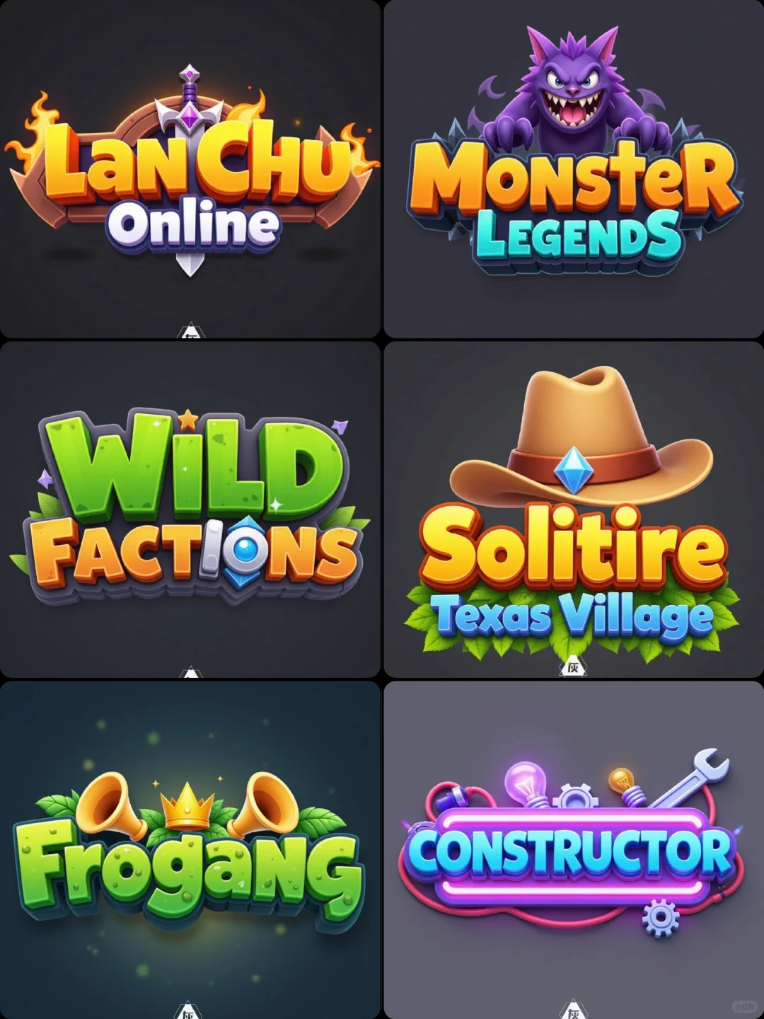 ✨AI快速生成卡通游戏图标(四)✨