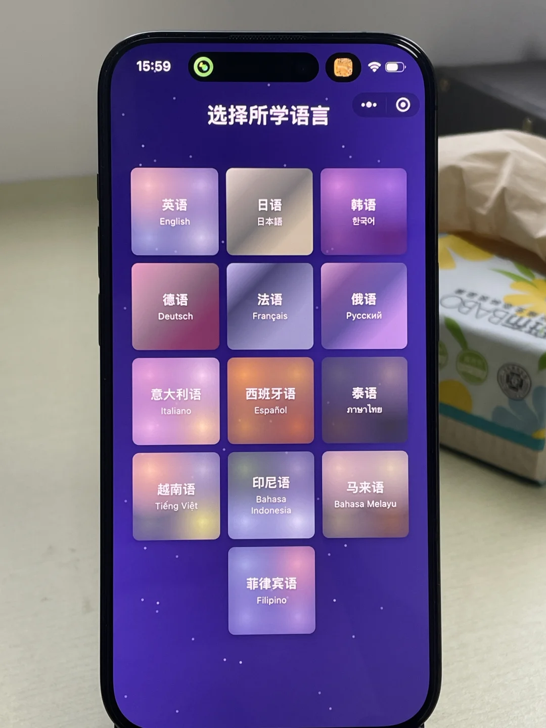 关于我开发的13国语言背单词软件