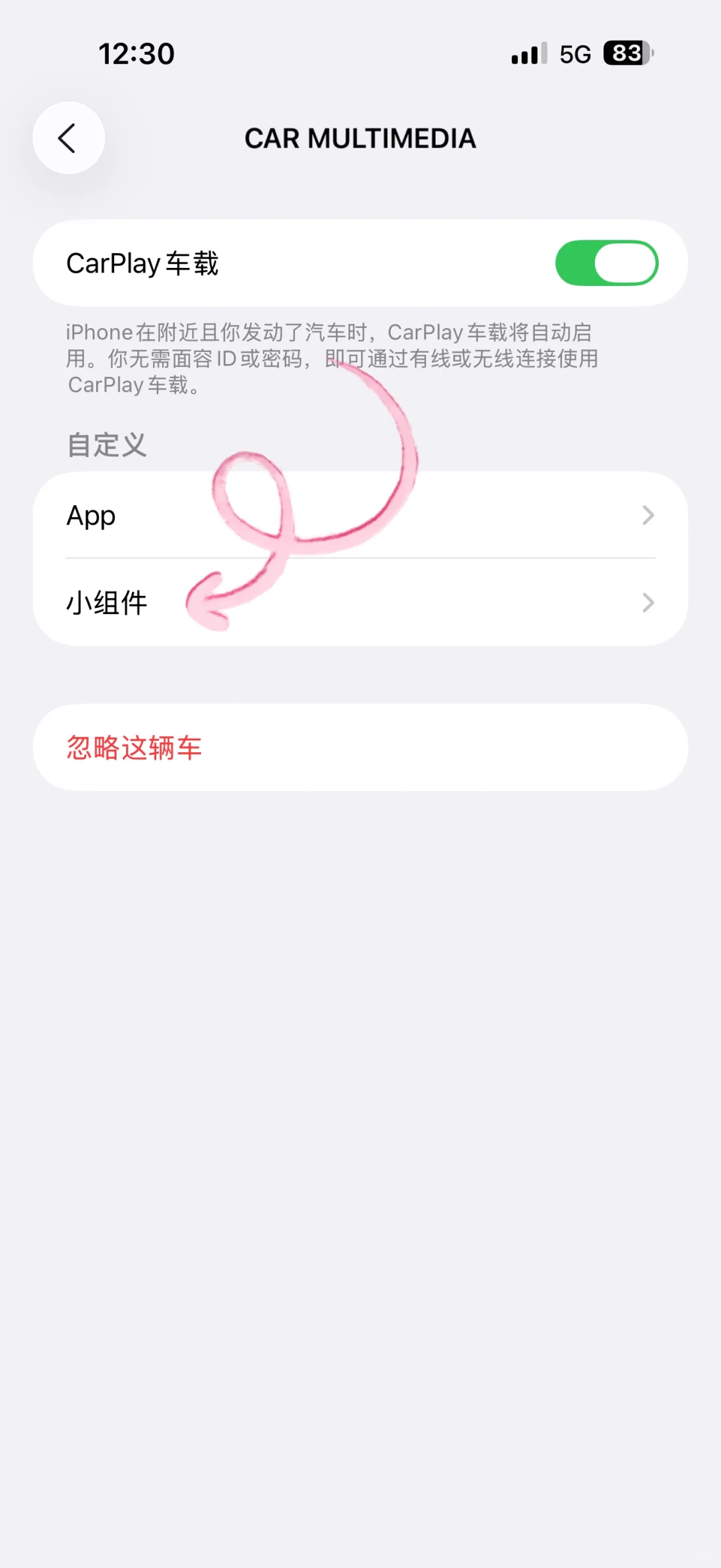 凌放iOS.26的新版CarPlay 小组件设置教程