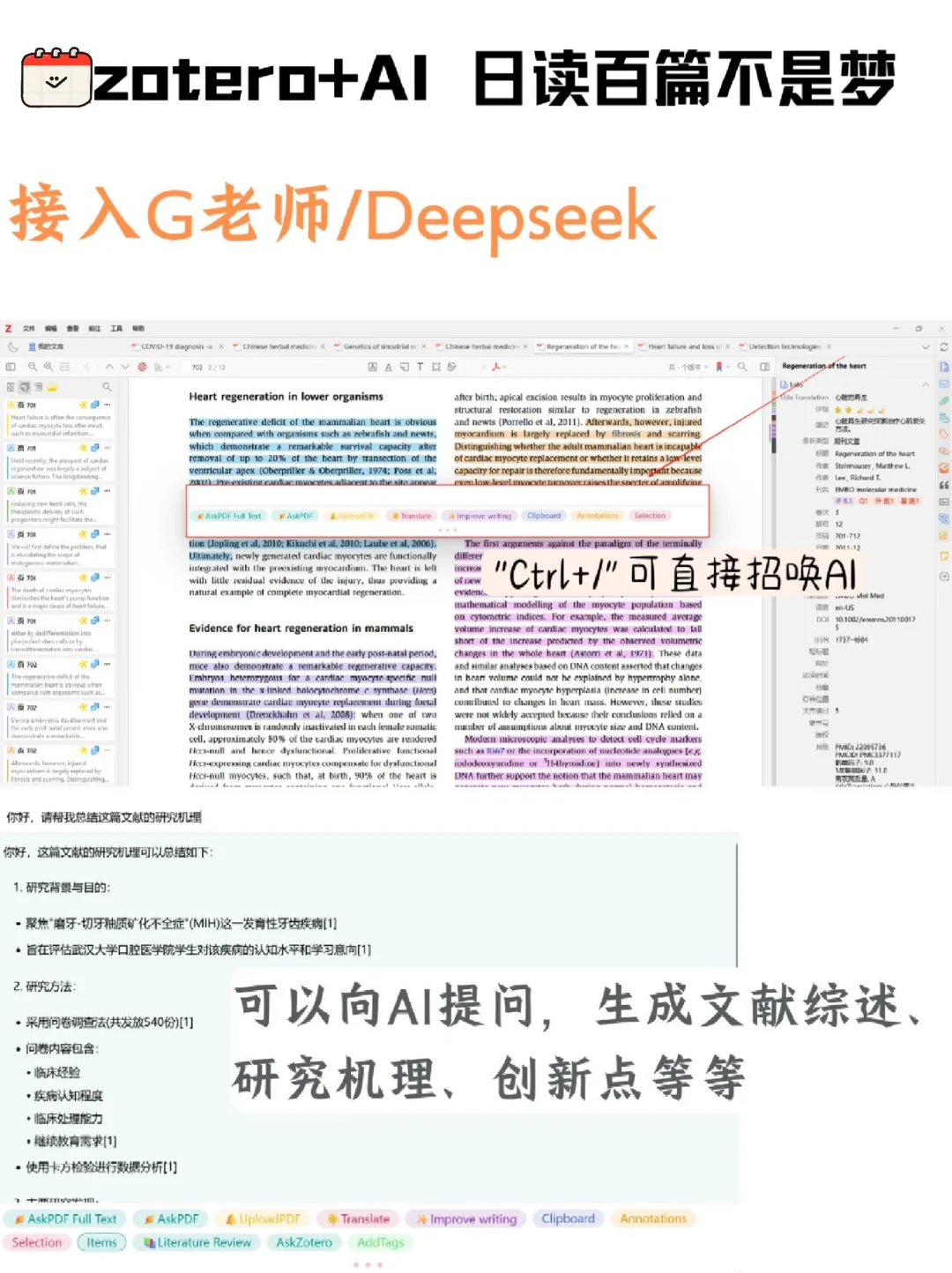 我c Zotero插件这么绝 配置上了