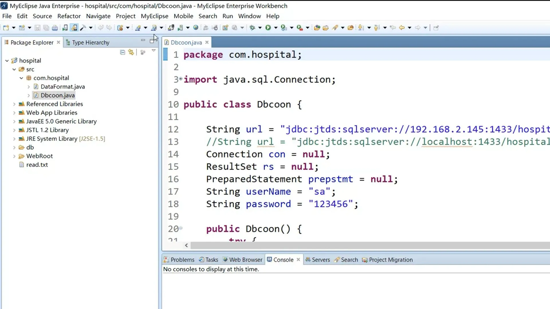 医院管理系统，（附源码）拿走就能用