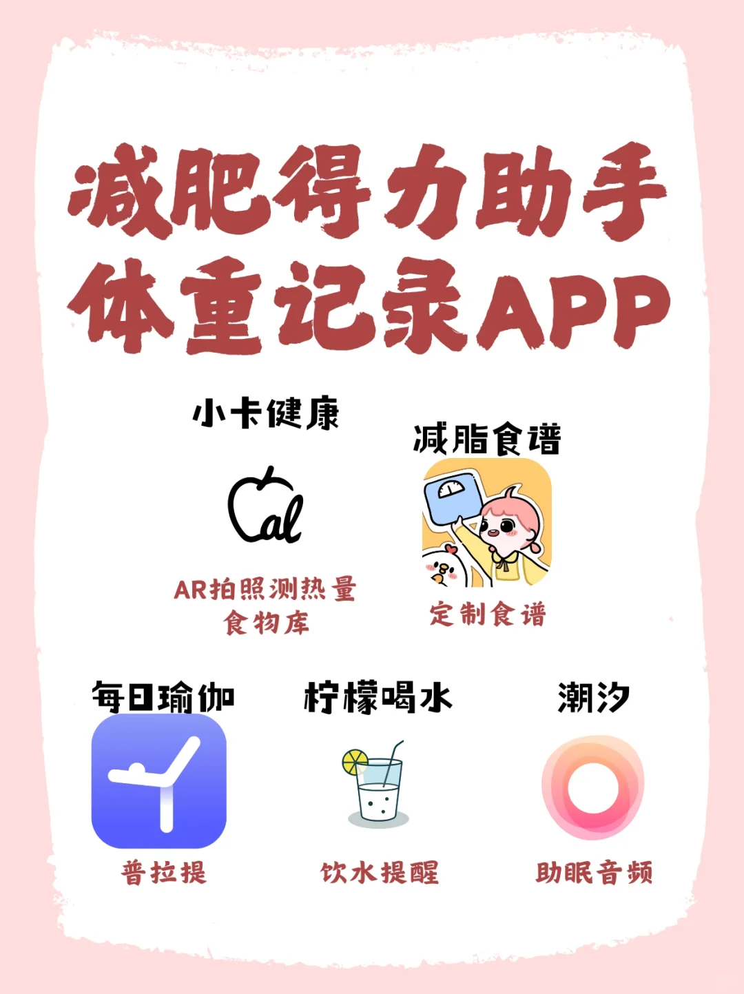 减肥得力助手—体重记录APP