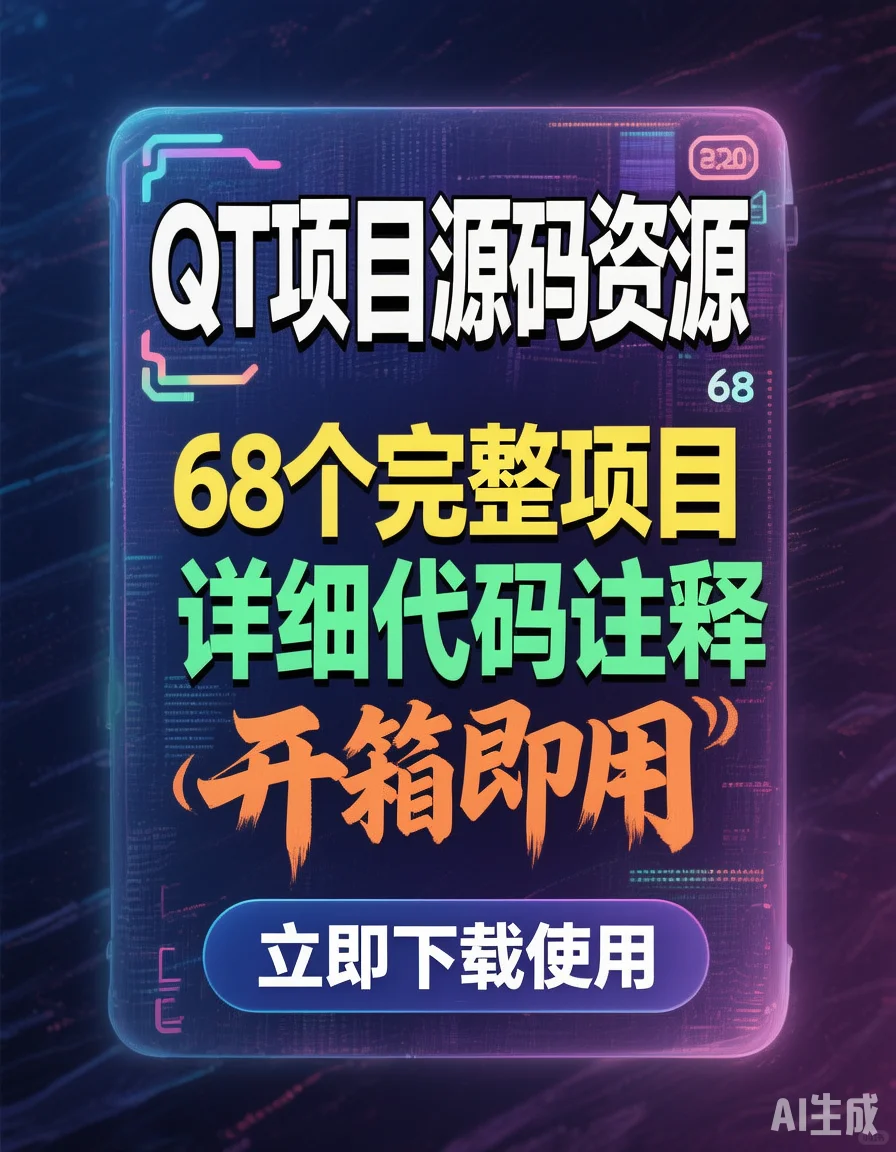 QT源码68套！注释超详细💻