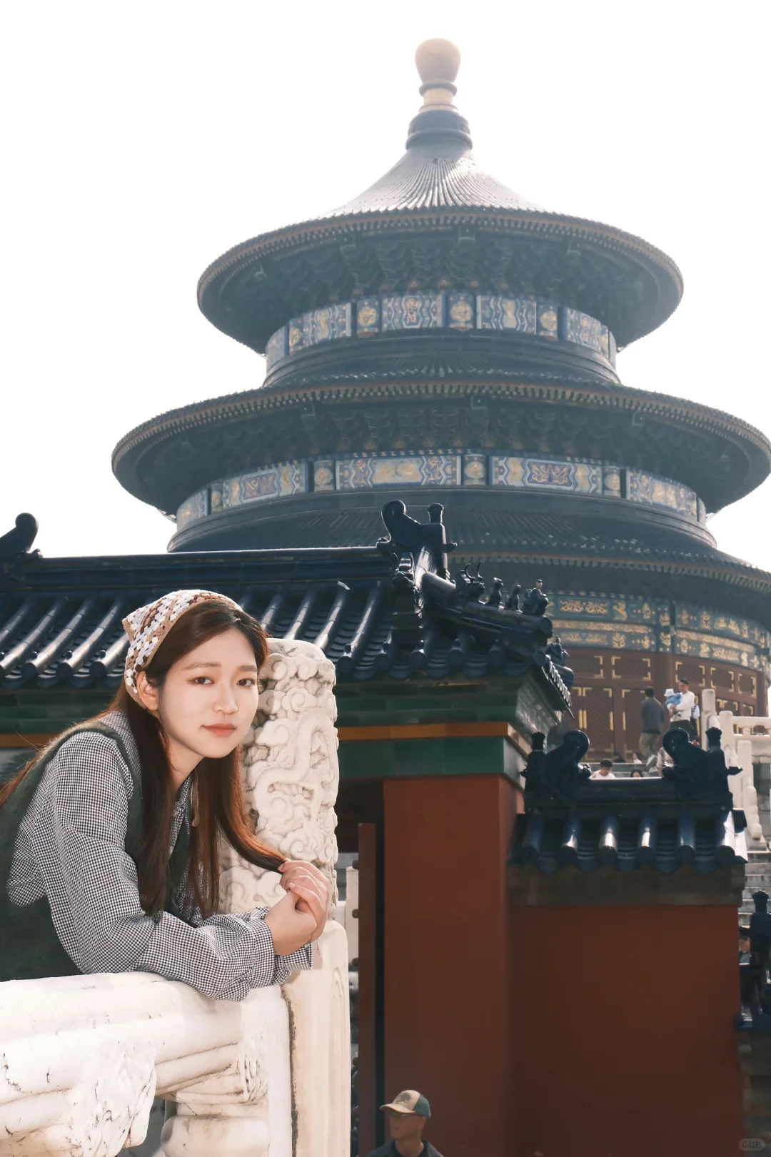 红墙蓝瓦 片片祈年