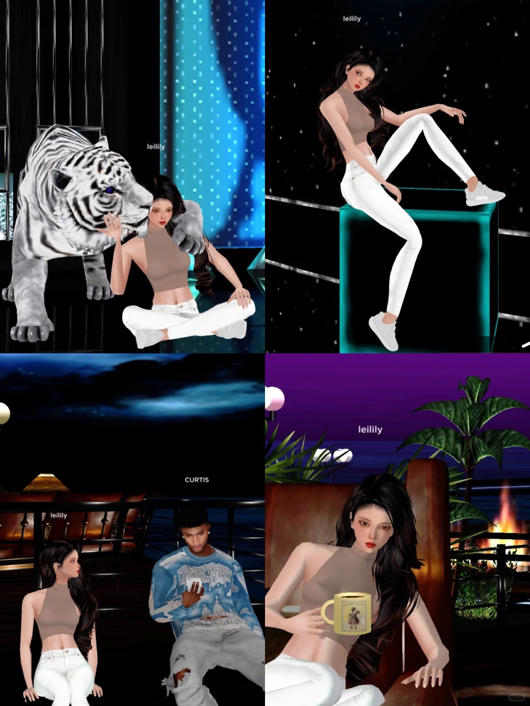 神仙游戏imvu小教程｜竟然能健身约会游乐场