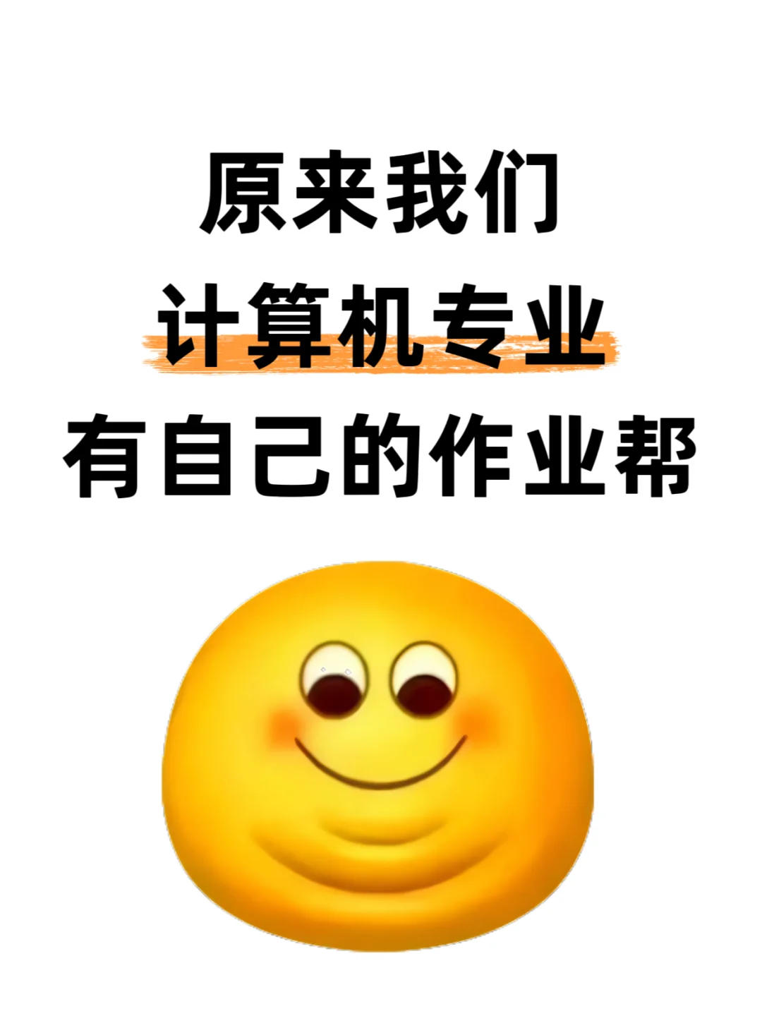 才发现，我们计算机人有自己的作业帮