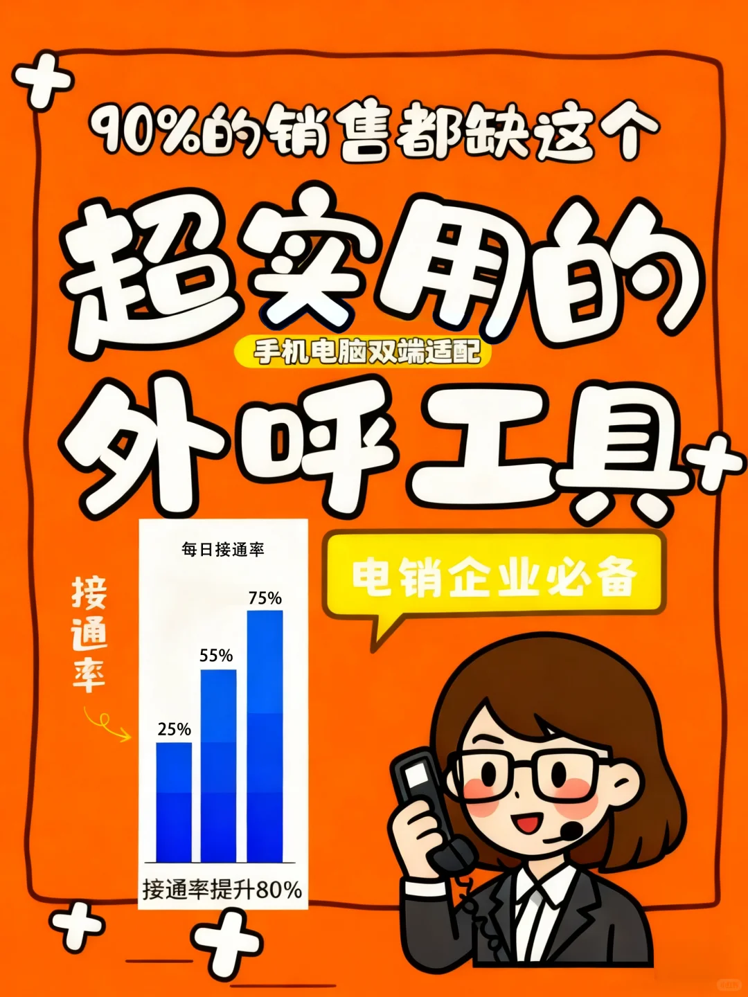 外呼系统真的太好用了,从加班到准点下班✨