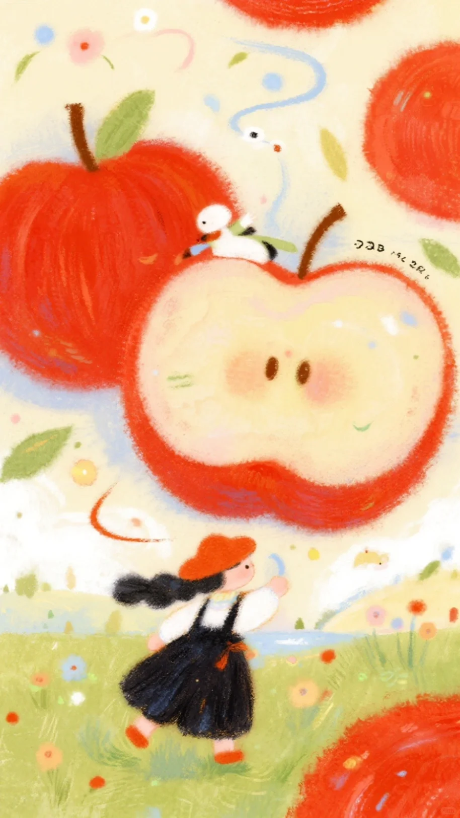 可爱的苹果🍎治愈系壁纸