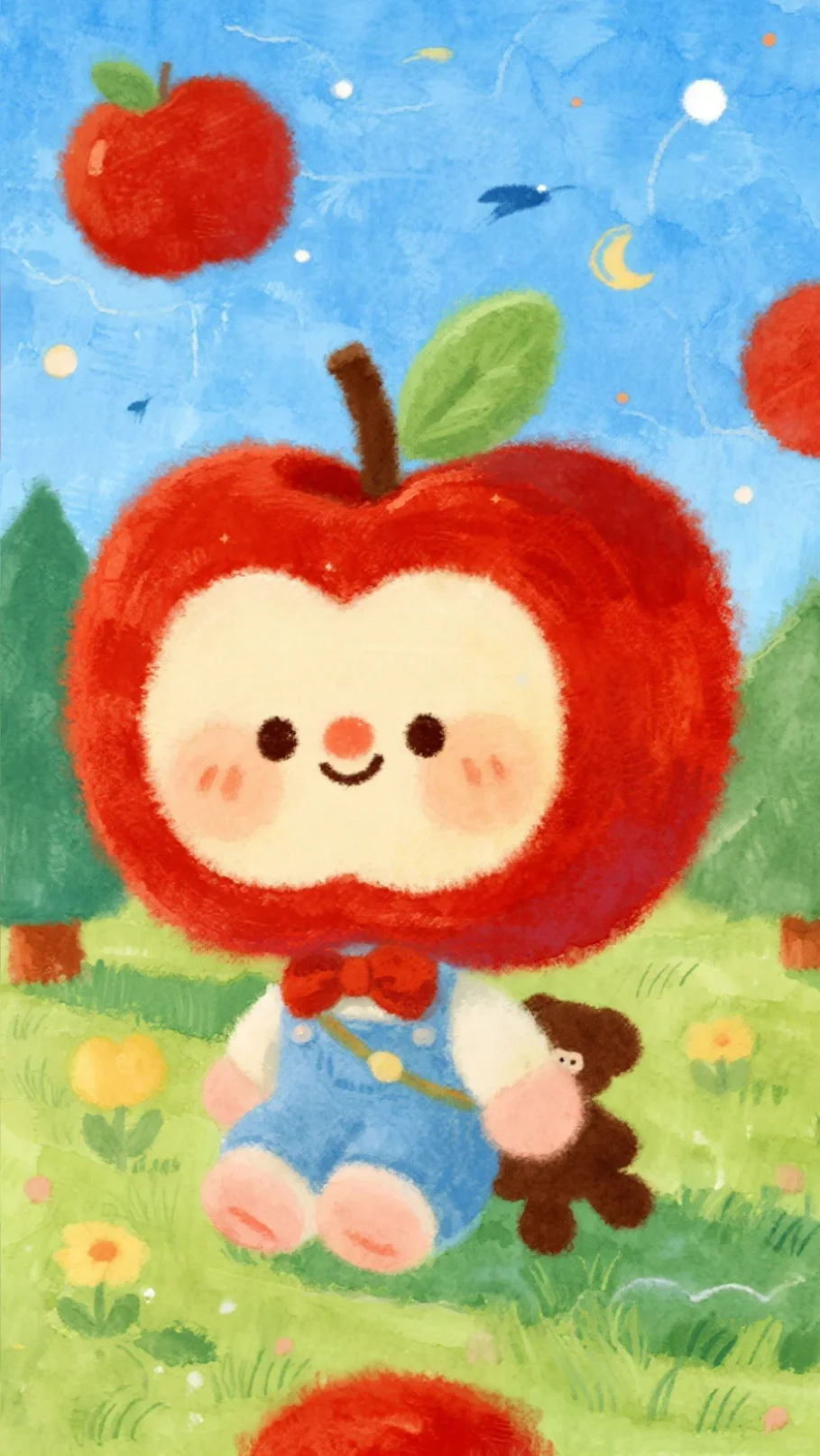 可爱的苹果🍎治愈系壁纸